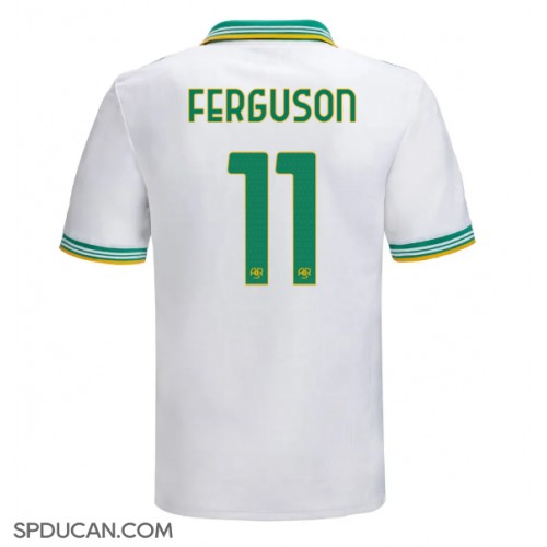 Muški Nogometni Dres AS Roma Evan Ferguson #11 Rezervni 2025-26 Kratak Rukav
